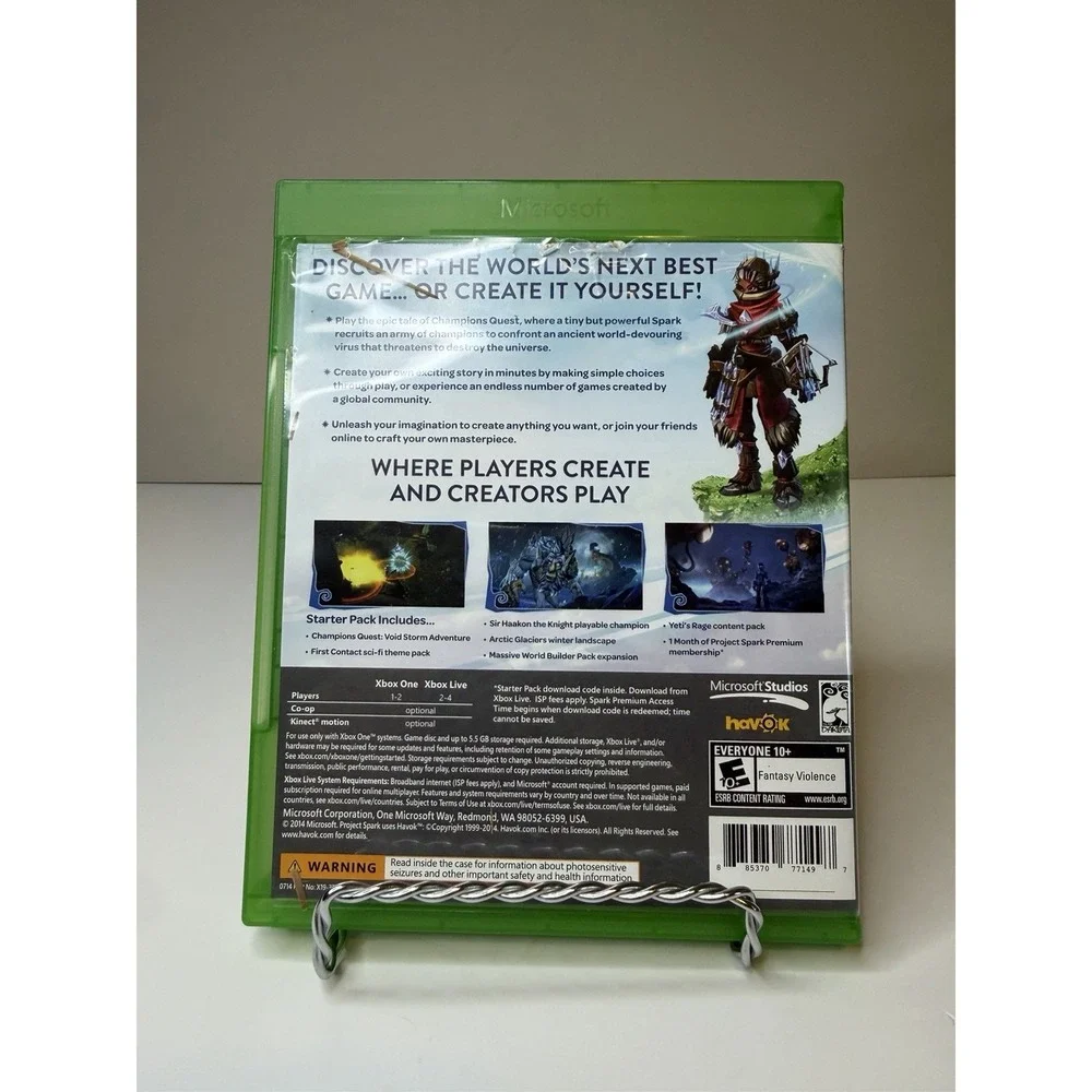 Project Spark - Xbox One AD Complete CIB - (See Pics)